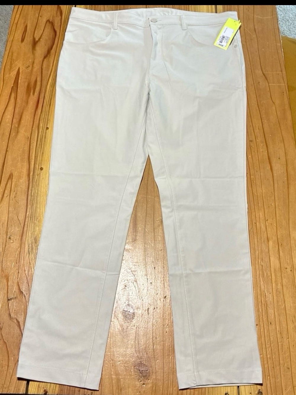 all in motion Men's Straight Leg Pants in Light Cream